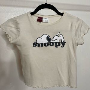 Zara kids size 7 snoopy top